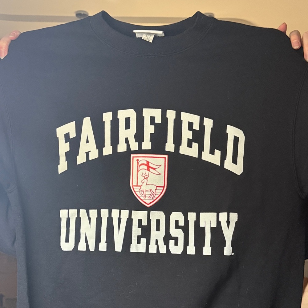 Champion Black Fairfield University Sweatshirt